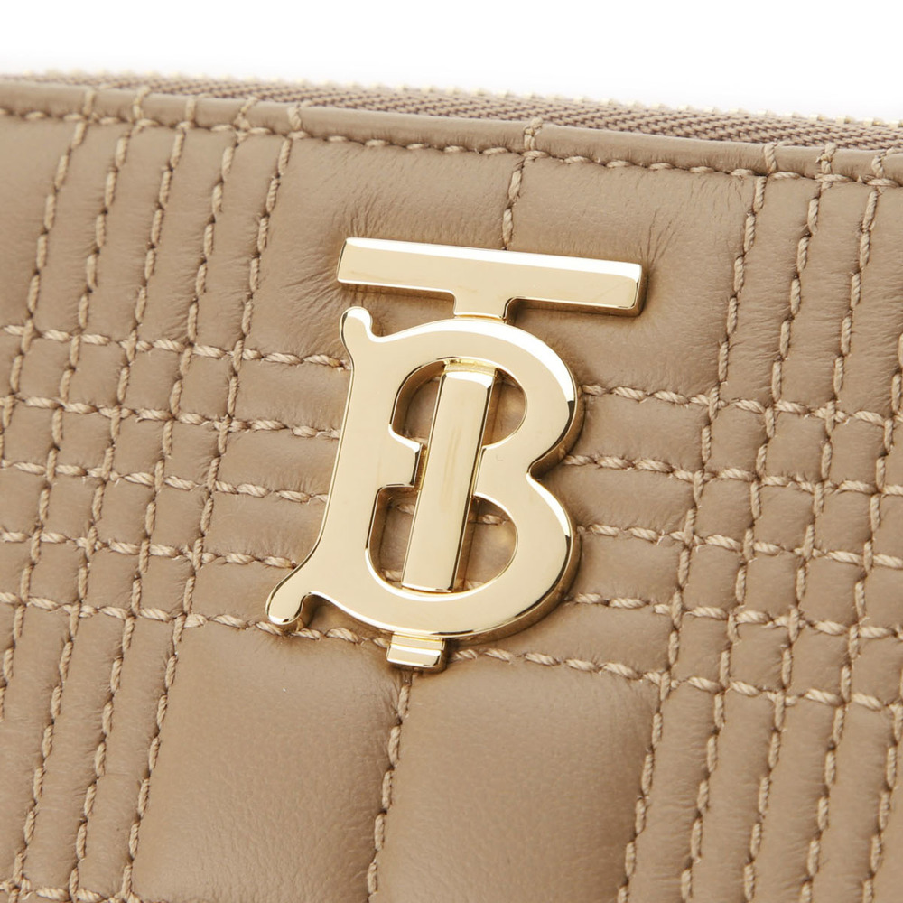 Burberry Coin Case Round Zip Wallet Brown - Picture 5 of 5
